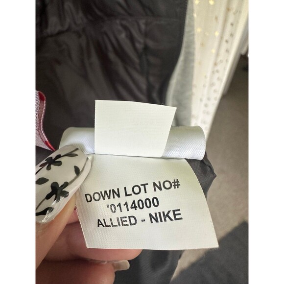 Nike Primaloft Tech Women's Gray Aeroloft Parka Down Filled Hoodie Jacket M - Picture 11 of 11